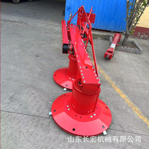 Cortacésped de disco montado en tractor, tipo trasero, para cortar maleza y césped, rojo, de alta productividad, componente central de la caja de cambios - Product Image 1