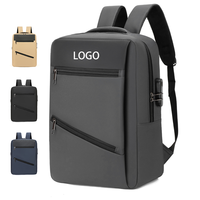 Imprimer Logo En Gros Étudiants Étanche École Bureau Sac D'ordinateur Voyage En Plein Air Décontracté Personnalisé Sac À Dos Pour Ordinateur Portable pour Hommes Femmes