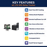 Rastreador GPS Oculto para Vehículo, Mini, Impermeable, Antirrobo, con Relé de Corte Remoto del Motor, Garantía de 1 Año, OEM
