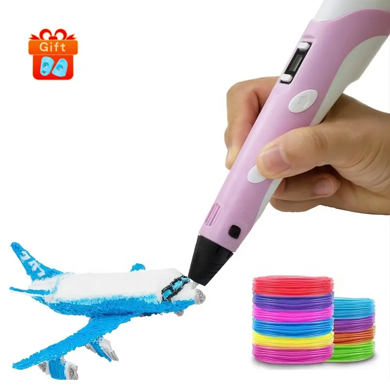 2024 New Arrivals Children's Gift Mini 3D Printing Drawing Printer Pen with LCD Screen