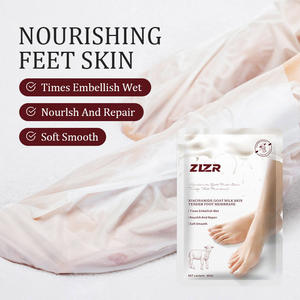 Masque pour les pieds au lait de chèvre pour soins des pieds, élimine les peaux mortes, masque exfoliant pour les pieds - Product Image 5