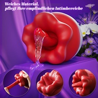 3 IN1 Mund förmige Zunge lecken Vibrator Weibliche Kitzler Sauger Mund nippel Klitoris Stimulator Mastur bator Sexspielzeug für Frauen