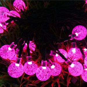 Guirnalda de Luces Solares con 20 Bombillas LED, Lámpara de Pared para Exteriores, Luces de Jardín, Energía Solar, Lámpara Decorativa para Balcón - Product Image 4