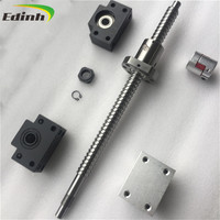 Kit de rail de guidage linéaire HGR20 avec vis à billes SFU1605 SFU1610, kit de routeur CNC haute précision pour machine laser et plasma DIY