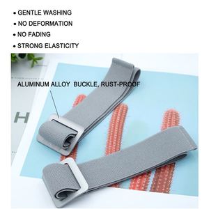 Bandeaux de massage personnalisés en polyester élastique imperméable de couleur unie avec boucle réglable - Product Image 5