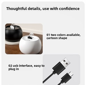 Dispensador de Agua Automático de 1L, Simple, Seguro, a Prueba de Fugas, Ecológico, con Filtros de Cerámica Fáciles de Limpiar, para Perros y Gatos - Product Image 5