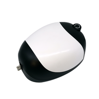 Pompe à oxygène pour aquarium à double sortie, débit d'air réglable, faible bruit, apparence compacte, pompe à air pour aquarium d'intérieur