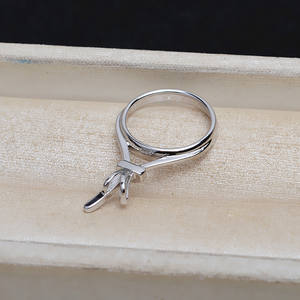 Mabei - Soporte para Colgante de Plata de Ley S925, 18 mm, para Perlas, Accesorio para Manualidades, con Decoración Vacía, Fornituras y Componentes para Joyería - Modelo 4887 - Product Image 3