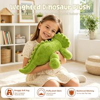 Boneka Dinosaurus Lucu dengan Logo Custom, Warna Hijau Pink Biru Putih, Dinosaurus Terbang di Langit, Bantal Lempar Panjang, Boneka Tidur Besar