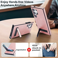 PU Lederen Crossbody Portemonnee Telefoonhoesje voor S25 Ultra/S25+/S25 S24 Ultra/S24+/S24 Mat Oppervlak Kaarthouder Verborgen
