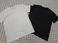 Camiseta de Hombre 2026, Nueva, Casual, para Negocios, Estampada, Transpirable, de Algodón Puro, Suave al Tacto, de Manga Corta y Gruesa