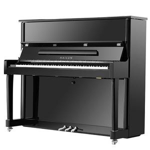 เปียโนตั้งพื้น Hailun Hl121-a สีดำ เป็นเปียโนที่สวยงามและสง่างาม เหมาะสำหรับคนรักดนตรีที่ต้องการใช้เปียโนตั้งพื้น - Product Image 1