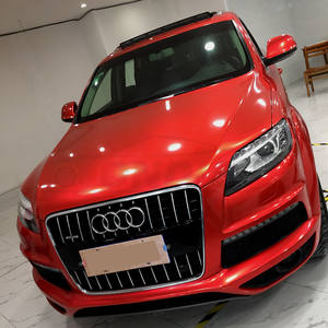 Film de lamination pour véhicule en vinyle PVC PPF brillant rouge bonbon, rouleau de film de protection pour voiture, revêtement adhésif - Product Image 6