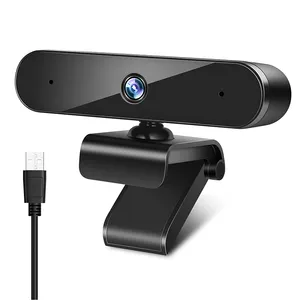 Groothandel plug en play webcam venster 10-1080P Usb Webcam Met Microfoon 60fps Webcam Plug En Play Camera Computer Pc Voor Video Bellen Opname
