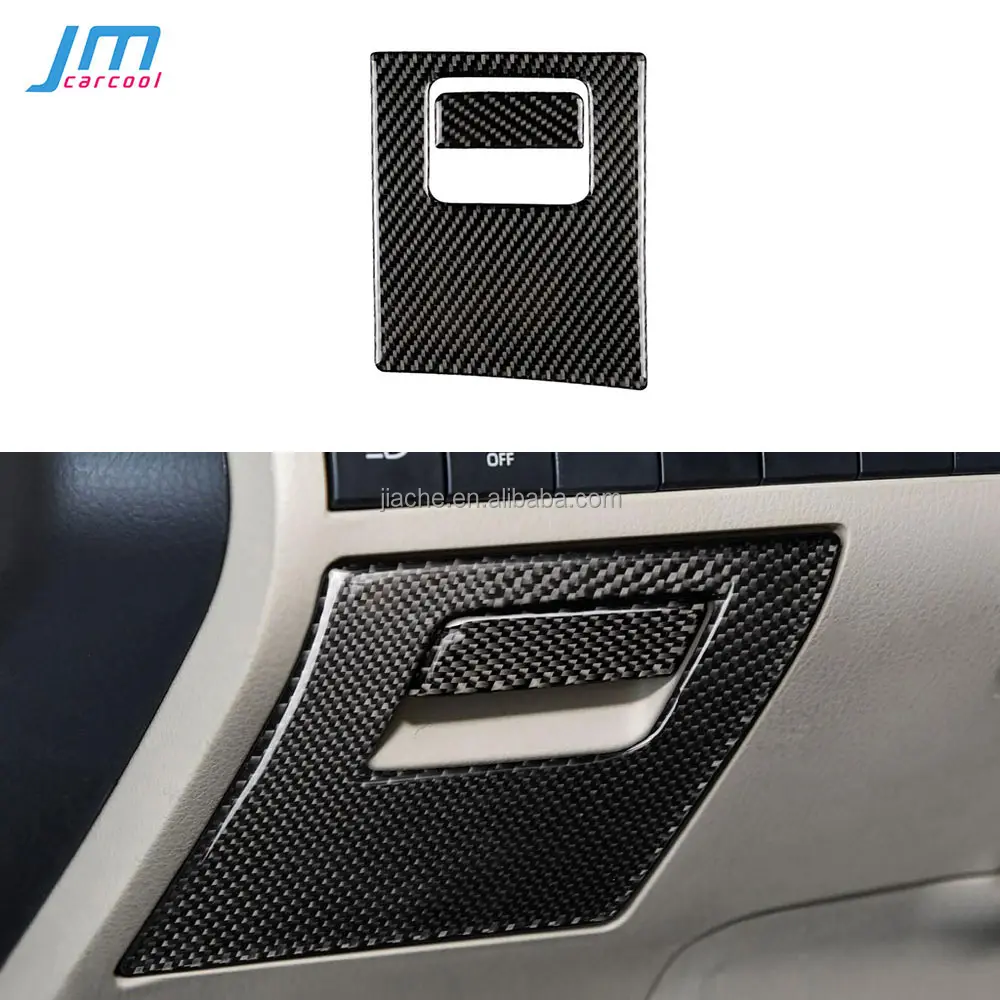 Carbon Fiber Innen Trim Auto Wichtigsten Fahren Position Lagerung Box Trim Rahmen Aufkleber Für Toyota Camry 2018 2019