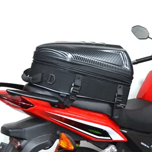 Zaino da moto impermeabile zaino per casco integrale borsa da pilota borsa da viaggio riflettente borse per casco da moto in fibra di carbonio da uomo