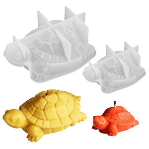 3D Turtle Aromatherapy Gypsum <b>Candle</b> Silicone <b>Mold</b> DIY Home Handmade Soap <b>Mold</b> Resin Pillar <b>Candle</b> <b>Mold</b> - Product Image 1