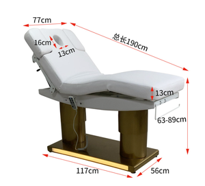 Một Nút Nâng Thông Minh Hệ Thống Sưởi Ấm Vàng Đôi Cột Môi Trường Xung Quanh Ánh Sáng Cơ Sở Mặt Giường Điều Trị Spa Massage Bảng - Product Image 6