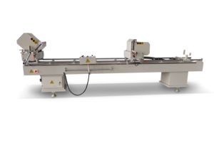 Scie à découper automatique Eworld à double tête motorisée pour PVC et UPVC, 3500 mm, machine de fabrication de fenêtres pour la production de portes et fenêtres - Product Image 3