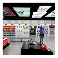 Présentoir Commercial pour Intérieur de Magasin - Série Badminton - Présentoir de Marchandises pour Articles de Sport