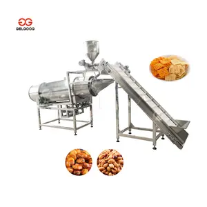 High Efficiently Automatic Sunflower Peanuts Roasting Machine Line Cashew Roasting And Seasoning Line