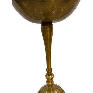 Cubo de Hielo Metálico Vintage Art Deco para Bebidas, Enfriador de Bebidas, Decoración para Fiestas, Diseño Floral Duradero, Capacidad de 10L para 3-4 Personas - Product Image 5