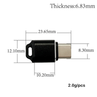 El bloqueador de micrófono de la USB-C mantiene las conversaciones en privado a través del bloqueador de micrófono, protege la privacidad de los ordenadores portátiles y los teléfonos inteligentes.