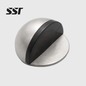 Butée de porte en acier inoxydable en forme de dôme, à poser au sol, pour hôtel, salle de bain, cuisine - Product Image 1