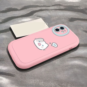 Pet Couple Style Kitten Missing Fish para iPhone 17 16 15 14 13 Pro Max Case Simple Cute para uso diario Escenarios - Product Image 4