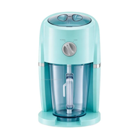 Machine à glace pilée électrique portable, 2 niveaux de texture réglables, détachable, facile à nettoyer, pour granités, cônes de neige, margaritas, usage extérieur et domestique