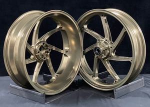 Ruedas de motocicleta forjadas de aleación de aluminio anodizado de Color personalizado de gama alta con certificación ISO 9001 para Ducati Hypermotard 950 Hacker - Product Image 3