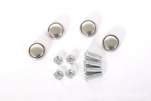 Boucle de plaque d'immatriculation automobile en acier inoxydable vis d'étanchéité fixes nouveau type de boucle de plaque d'immatriculation de véhicule à moteur - Product Image 2