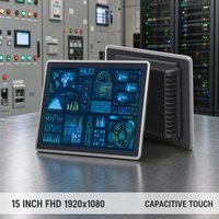 Ordinateur industriel YCT avec écran tactile HMI et affichage HUD pour système de surveillance d'alarme incendie