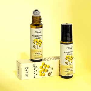 Huile d'aloe vera bio végane apaisante et réparatrice en roll-on, soutient la barrière cutanée, lisse la texture, hydrate et procure un confort, roll-on à l'hélichryse - Product Image 6
