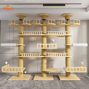 Vente en gros en usine de tour moderne de haute qualité arbre à chat multi-niveaux du sol au plafond - Product Image 2