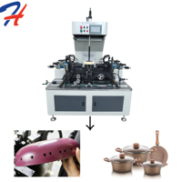 Machine de poinçonnage hydraulique double face HT pour ustensiles de cuisine, machines de poinçonnage d'œillets et de trous, ligne de production complète d'ustensiles de cuisine, solution tout-en-un