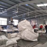 Sacs Jumbo FIBC en PP laminé anti-UV, noirs, 2,5 tonnes, 4 mètres cubes, respirants, étanches, avec logo personnalisé, pour la construction et le jardinage