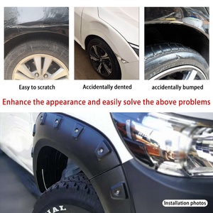 ชุดแต่งซุ้มล้อรถยนต์สีดำคุณภาพสูงรุ่นใหม่ สำหรับ Hilux Revo ปี 2015-2023 - Product Image 5