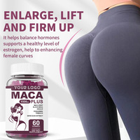 Gummies de Maca Noire : Racine de Maca Noire pour Améliorer la Vitalité Masculine et les Fesses Plus Volumineuses chez la Femme, Riches en Acides Aminés, Minéraux et Vitamines
