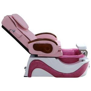 Silla de Pedicura con Bomba de Drenaje Eléctrica y Masaje, Estilo Europeo, Color Rosa, Personalizable, con Bañera de FRP con Calefacción para Salón de Uñas - Product Image 3