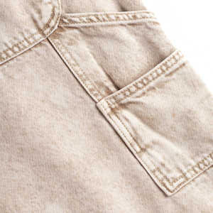 <span class=keywords><strong>Disai</strong></span> Fabricante Relaxed Fit 100% Algodón Denim Bordado Monedero Tejido Parche Etiqueta Carpintero Bolsillos Denim Work Jorts - Product Image 5