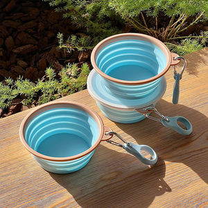 Tazón Plegable Portátil para Mascotas, de TPE, Resistente al Agua, con Textura Suave, Combinación de Colores de Alta Gama, Personalización en Pequeños Lotes - Product Image 3