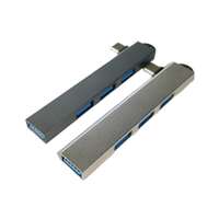 Grosir HL25-CA39 HLTY 5-in-1 USB 3.0 Tipe C stasiun Dok paduan Aluminium dengan Hub pengisi daya komputer bersertifikat CE tersedia