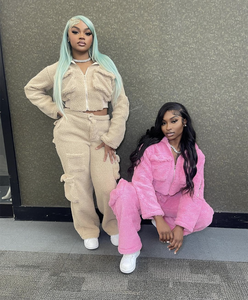 KY Vêtements pour femmes Pantalon <span class=keywords><strong>cargo</strong></span> ample Veste polaire Baggy <span class=keywords><strong>Cargo</strong></span> Pantalon de survêtement Femmes <span class=keywords><strong>Cargo</strong></span> Pour <span class=keywords><strong>Femme</strong></span> - Product Image 2