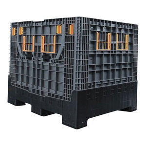 Nhiệm Vụ Nặng Nề 1200X1000X1200Mm Ngành Công Nghiệp Có Thể Gập Lại Lưu Trữ Thùng Ngành Công Nghiệp Lớn Vận Chuyển Nhựa Pallet Container - Product Image 5