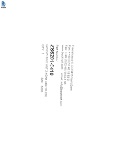 Antenne de communication sans fil pour contrôleur PLC, neuve et originale, ZS6201-0410 - Product Image 1