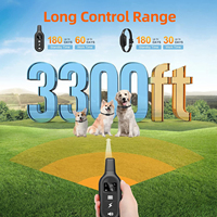 3300FT wasserdichtes Hunde training Schock halsband mit Remote 3 Trainings modi für alle Rassen
