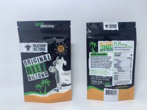 OEM 100g בשר הבקר אריזה לקום שקית עם <span class=keywords><strong>ziplock</strong></span> - Product Image 3