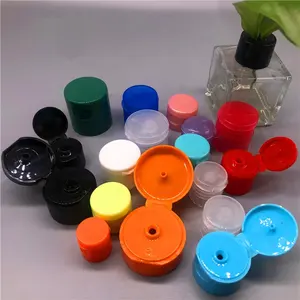 28mm प्लास्टिक फ्लैप पेंच धागा प्लास्टिक की टोपी कीटाणुशोधन बोतल कैप बाहर निकालना बोतल टोपी के साथ प्लास्टिक की बोतल