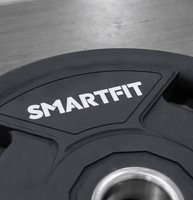 Smartfit kustom CPU berat piring Gym Set penuh ureangkat besi barbel berat piring 2. 5lb-45lb